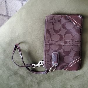 Coach wristlet